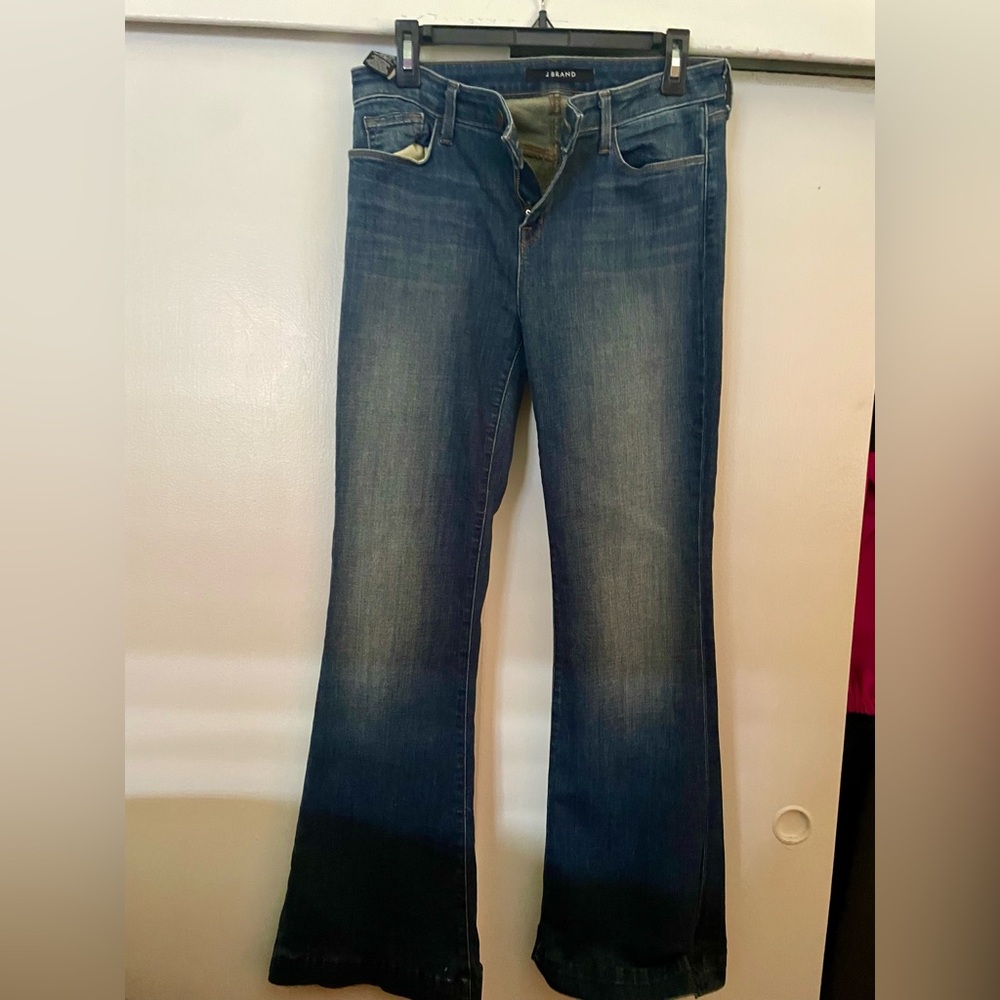 J Brand Women's Medium Blue Flare Jeans